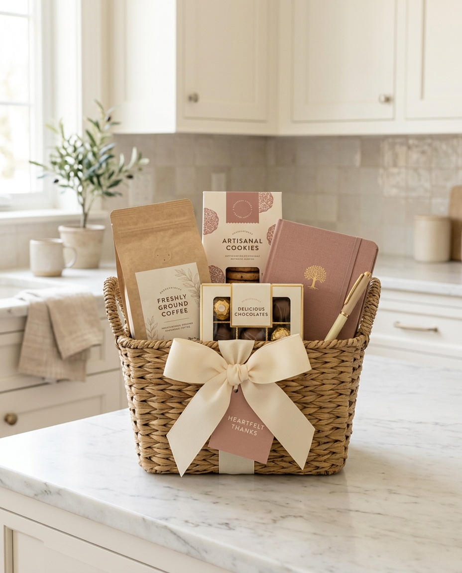 Coffee & Little Notes — gift basket by Ella's Gift Baskets